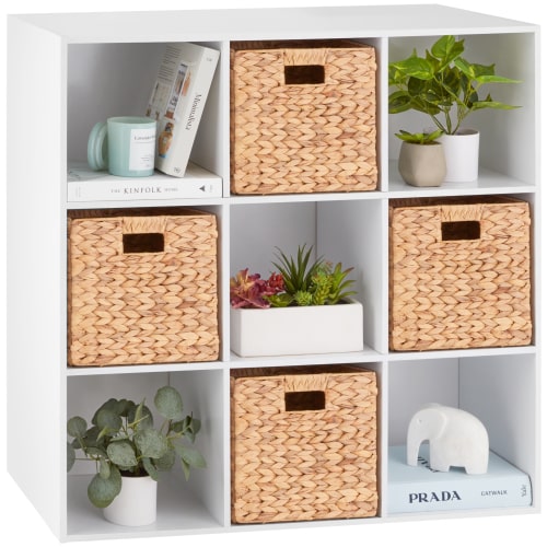 Best Choice Products 9-Cube Bookshelf, White