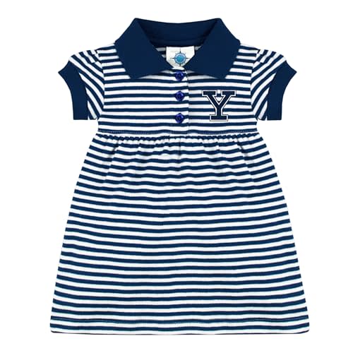 Creative Knitwear College Baby Polo Dress w/Bloomer - Team Logo, Multiple Colors, for Baby Girls (0-12 Months)
