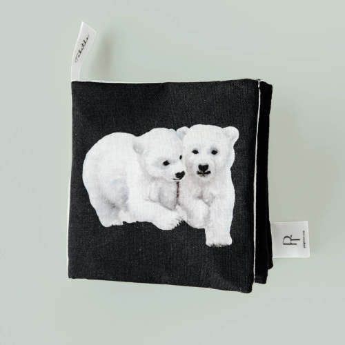 Baby’s Black & White Crinkle Book Made With Organic Cotton
