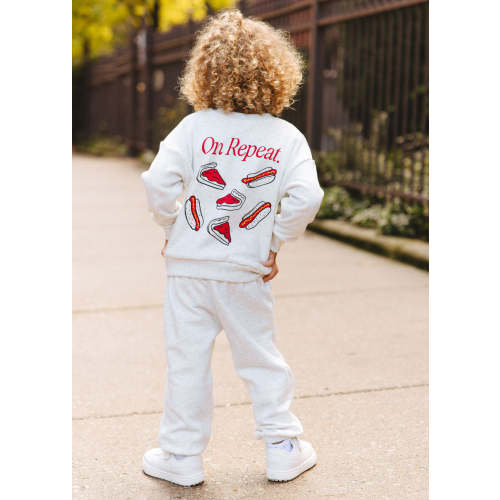 Hot Dog, Deep Dish, Repeat Sweatsuit Set