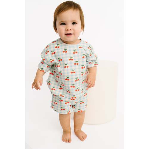 Cherry Picnic Slouchy Set