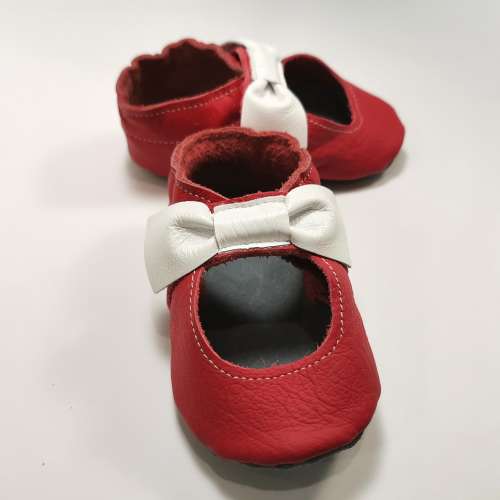 Red Baby Sandals, Mary Jane Booties, Soft Sole Baby Slippers, Baby Gift Sandals, fille chaussures, Krabbelschuhe, ebooba, 2