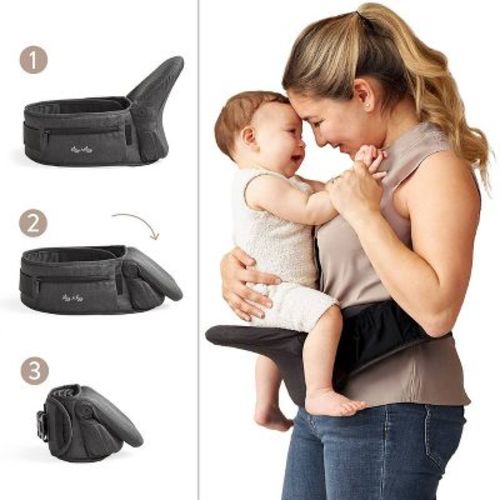 Itzy Ritzy Hip Carrier - Black