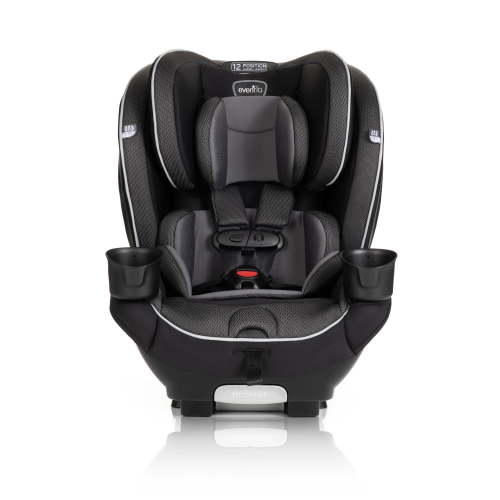 Evenflo EveryKid 3-in-1 Convertible Car Seat (Livingston Gray), Infant - 12 Years