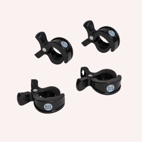 Pram Pegs 4 pack - Black
