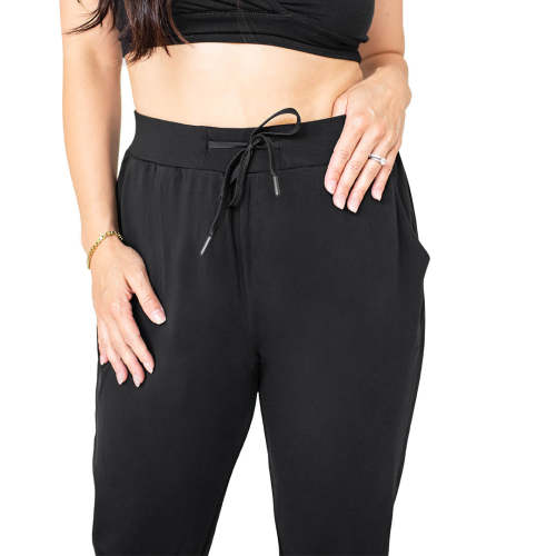 Bamboo Maternity & Postpartum Joggers | Black