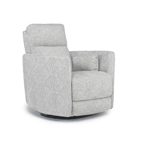 Opal Swivel Gliding Recliner in Dove