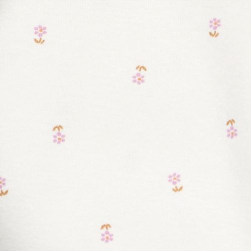 Carter's Just One You® Baby Girls' 2pc Floral Long Sleeve Bodysuit and Denim Dress Set - Blue 3M