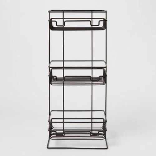 3 Tier Round Wire Shower Storage Tower - Threshold™