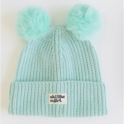 Ski Like A Girl Toddler Powder Cub Arctic Beanie