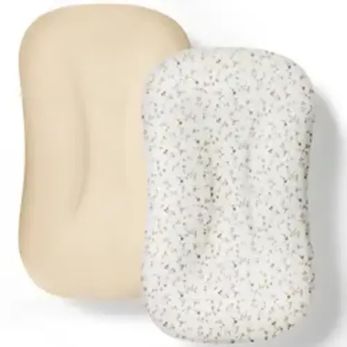KEST NEST 2-Pack Baby Mat Covers, Silky Soft Newborn Cushion Slipcover, Breathable for Baby Safe Mattresses & Bedding, 33.9"×24", Fits Most Mats, Machine Washable, Shrink-Resistant, Multiple Colors - TikTok Shop