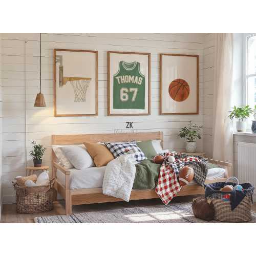 Basketball Art Prints, Boy Nursery Decor, Sports Nursery, Toddler Boy Room Decor