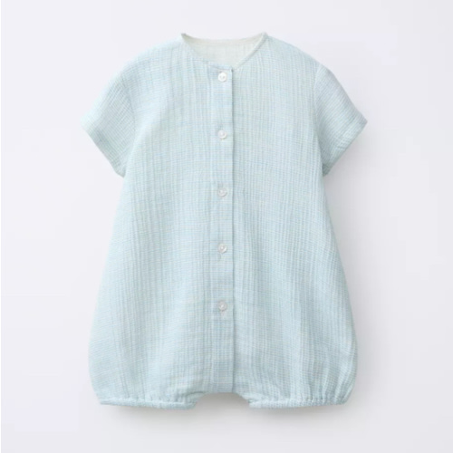 STRIPED ROMPER - Ecru / Blue | ZARA United States