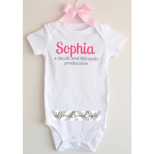 Personalized Parent Production Baby Bodysuit / Baby Bodysuit / Cute Creeper LONG SLEEVE AVAILABLE - Etsy