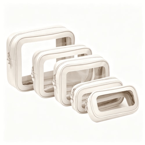 GASTROPOD Diaper Bag Organizer Pouch Set Clear Organizer Bags Tsa Approved Toiletry Bag Clear Waterproof Cosmetic Bags Zipper Purse Organizer Pouches Travel Organizer Bags Woman Kids