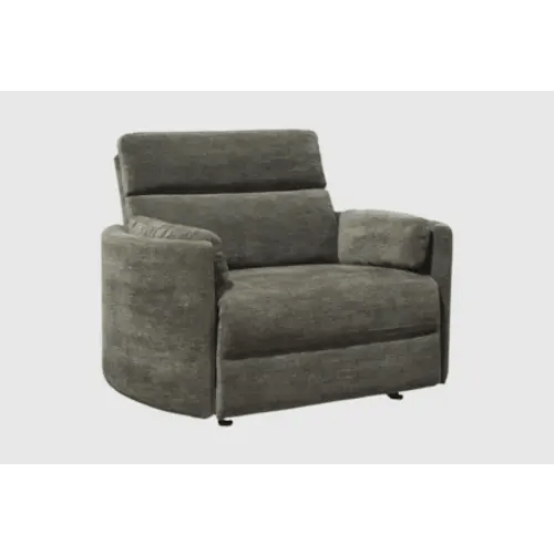 Rayna Mocha Nursery 53" Power Gliding Oversized Cuddler Recliner With USB | Glider