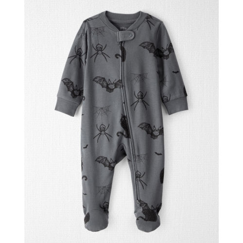 Baby Organic Cotton Sleep & Play Pajamas in Spooky Creatures Print - Little Planet | Carter's