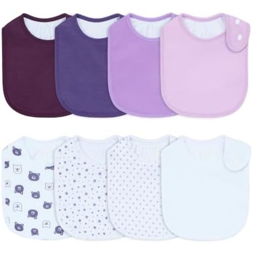 Waterproof Baby Bibs for Boys & Girls Soft and Absorbent Bandana Drool Bibs Set for Infant Newborn 0-12 Months
