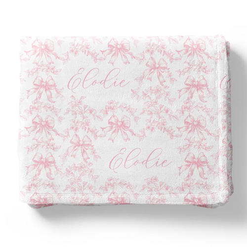 Fancy Frills Personalized Kids Blanket