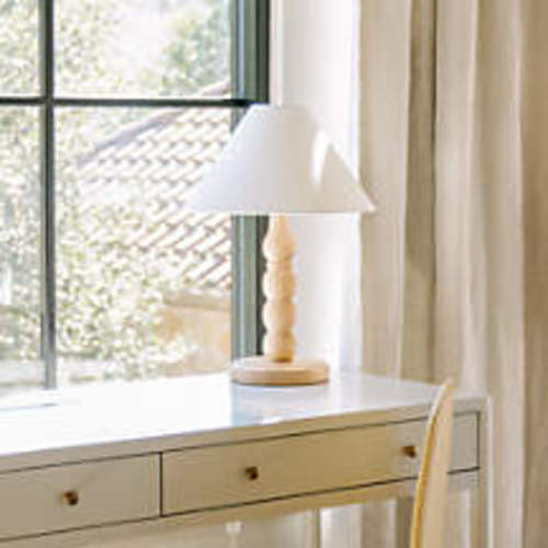 Jenny Lind Maple Wood Kids Table Lamp