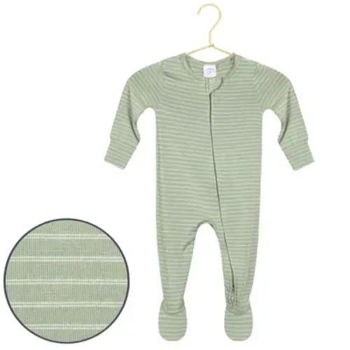 Carson Zipper Footies (0-3 Months)