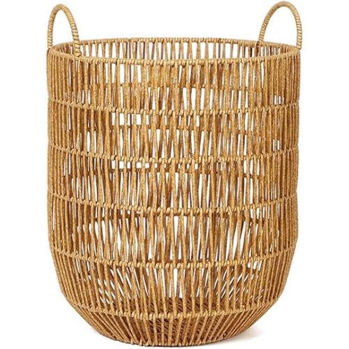 Round Dirty Clothes Basket Storage Basket,Clothes Storage Basket,Kitchen,Toys,Blanket Storage Basket,Living Room,Kitchen,Home Decoration