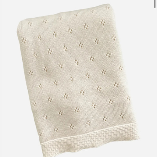 Cotton Heirloom Pique Blanket