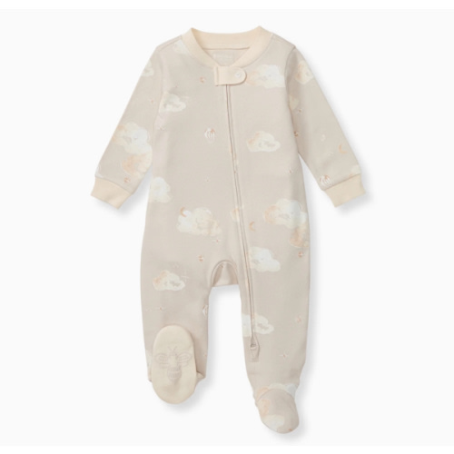 Good Night Sky Organic Cotton Sleep & Play - Limestone – Burt's Bees Baby