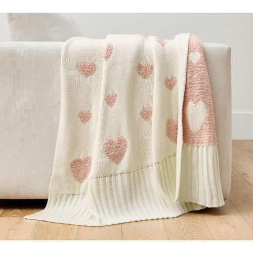 Petit Amour Knit Jacquard Throw