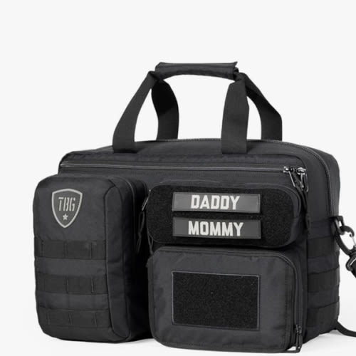 Tactical Baby Gear 4th Gen Tactical Diaper Bag for Dads w/Included Changing Mat, Stroller Straps
