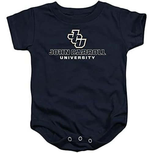 John Carroll University Official Stacked Unisex Infant Snap Suit for Baby