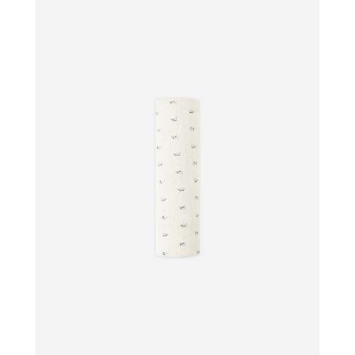 Pointelle Baby Blanket || Blue Ditsy – Quincy Mae