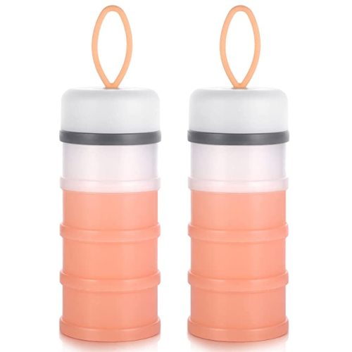 Amazon.com : Accmor Baby Milk Powder Formula Dispenser, Baby Formula Dispenser on The Go, Stackable Formula Container for Travel, Non-Spill Baby Snack Storage Container,2 Pack : Baby