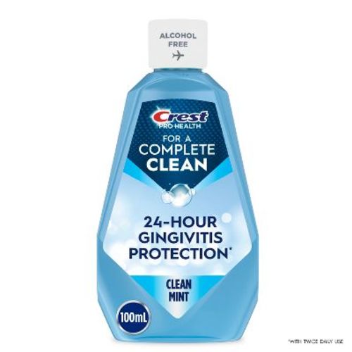 Crest Pro Health Complete Clean Mouthwash - Clean Mint - 100ml