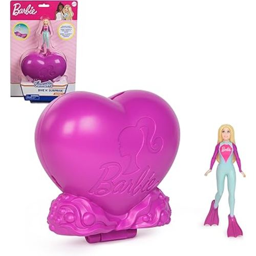 SwimWays Barbie Dive N’ Surprise, Swimming Pool Accessories & Kids Pool Toys, Pool Party Supplies, Barbie Toys for Kids Ages 5 & Up