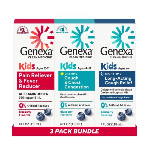 Kids' Cough, Pain & Fever Relief Bundle – Genexa