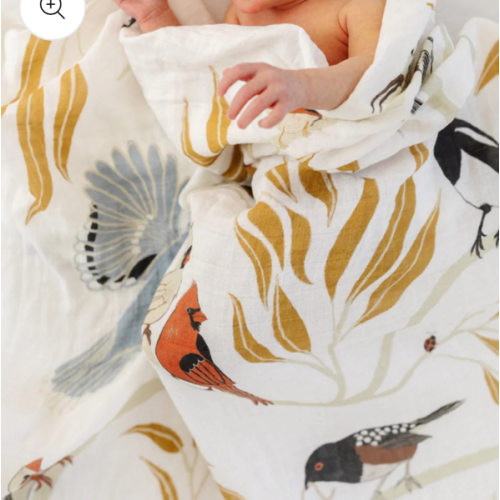 For the Birds Swaddle – Soft, Breathable Baby Swaddle Blanket