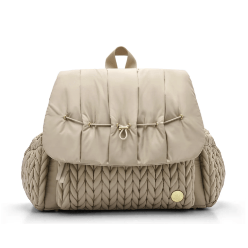 Levy Backpack Diaper Bag - Beige
