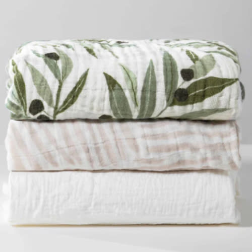 Babyletto Mini Crib Sheet in GOTS Certified Organic Muslin Cotton