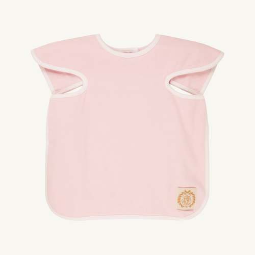 Big Bite Bib - Palm Beach Pink with Worth Avenue White