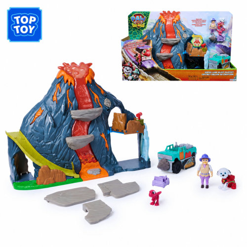 PAW Patrol: The Dino Movie Super Lava Blast Volcano Playset Ages 3+ Includes Exclusive Humdinger Figure & Vehicle