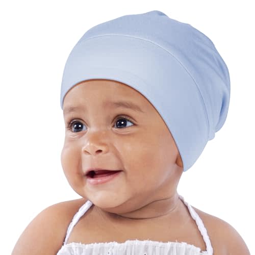 OLESILK Silk Baby Bonnet for 0-6 Months - 100% Mulberry Silk Toddler Hair Bonnet, Adjustable Night Cap for Sleeping