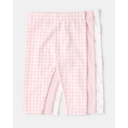3 Pack Cotton Leggings - Kmart