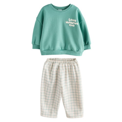 Kids' Little Wanderers Club Sweatshirt & Barrel Pants Set