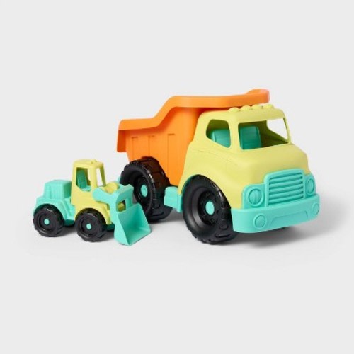 Truck Set - 2pk - Gigglescape™: Plastic Toy Vehicle Playsets, Non-Powered, Ages 2+, Includes 2 Vehicles