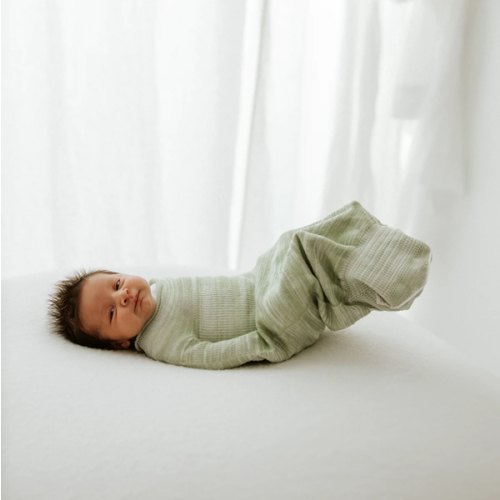 Bamboo Blend Mint Swaddle Sleep Sack – Swaddelini