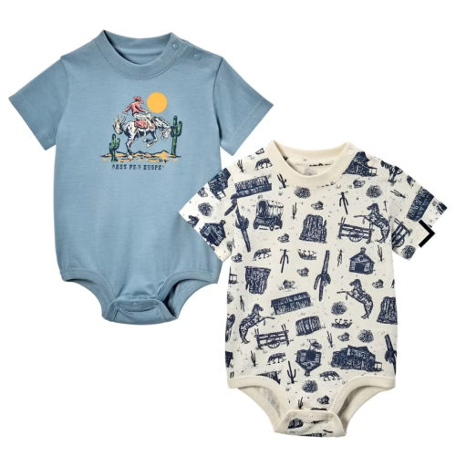 Bass Pro Shops Western Bodysuits 2-Piece Set for Babies | Bass Pro Shops