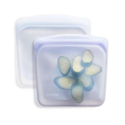 Stasher Premium Silicone Reusable Bags Sandwich Set - 2pk