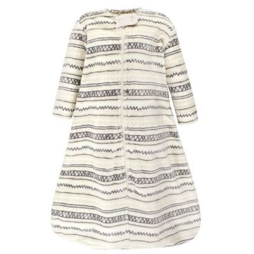 Hudson Baby Plush Long-sleeve Sleeping Bag, Sack, Blanket, Stripe Print, 0-6 Months