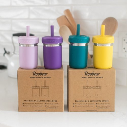 10oz Stainless Steel Spill-Proof Cups (2-Pack)